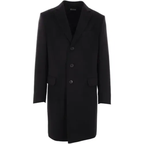 Wool Cashmere Coat , male, Sizes: M, L - Ermenegildo Zegna - Modalova