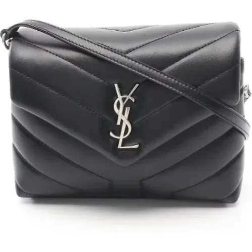 Pre-owned Leather shoulder-bags , female, Sizes: ONE SIZE - Yves Saint Laurent Vintage - Modalova