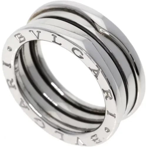 Pre-owned White Gold rings , female, Sizes: ONE SIZE - Bvlgari Vintage - Modalova