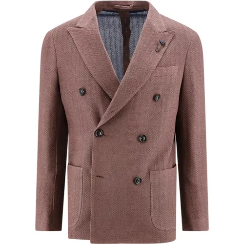 Double-Breasted Blazer , male, Sizes: 3XL - Lardini - Modalova