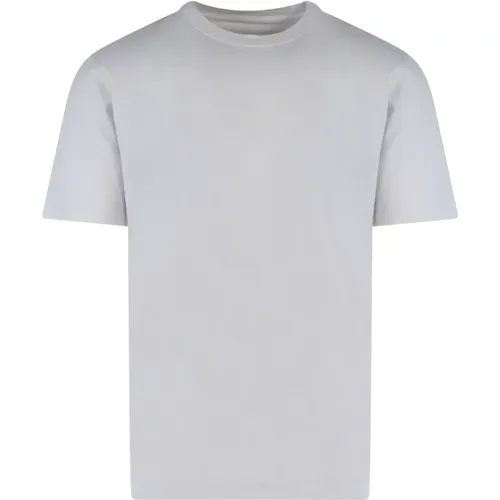 Grey Cotton T-Shirt with Iconic Stitching , male, Sizes: M - Maison Margiela - Modalova