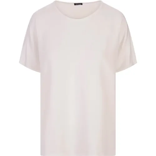 Silk Crew Neck T-shirt , female, Sizes: S, M, XS - Kiton - Modalova