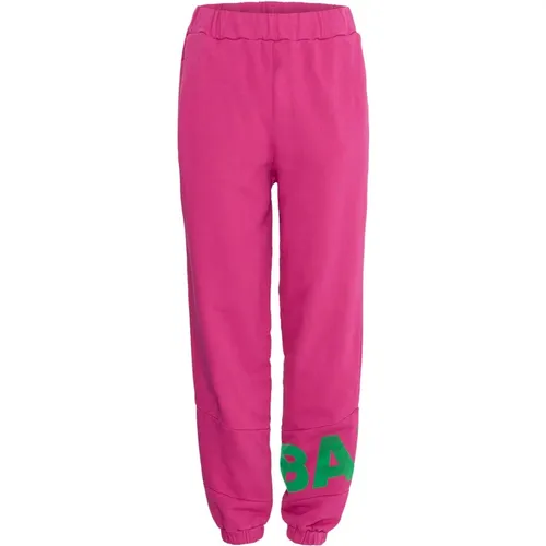 Flock Sweat Pants Very Berry , Damen, Größe: L - Ball - Modalova