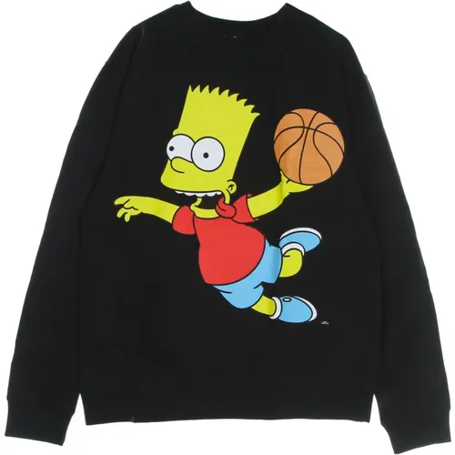 The Simpsons Crewneck Sweatshirt Schwarz , Herren, Größe: XL - MARKET - Modalova