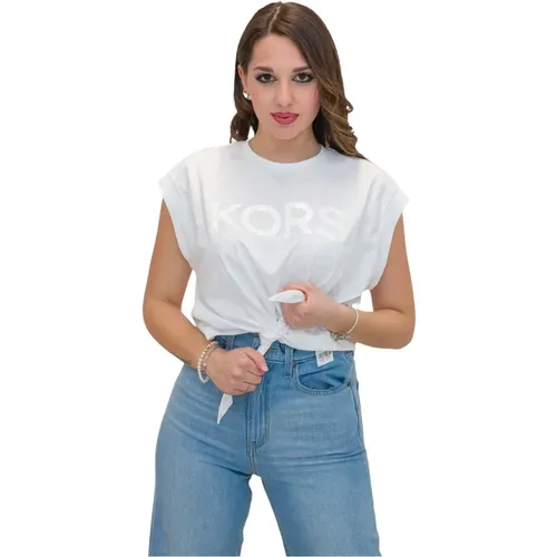 T-shirt , female, Sizes: M - Michael Kors - Modalova