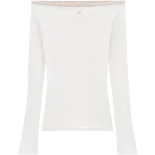 Long Sleeve Tops , female, Sizes: XS - Courrèges - Modalova
