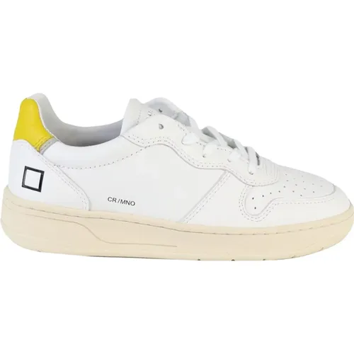 Yellow Sneakers , female, Sizes: 2 UK - D.a.t.e. - Modalova