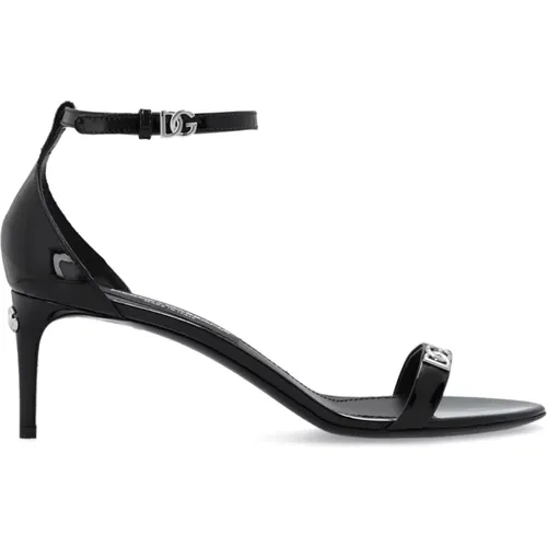 Sandaletten mit Absatz , Damen, Größe: 36 1/2 EU - Dolce & Gabbana - Modalova