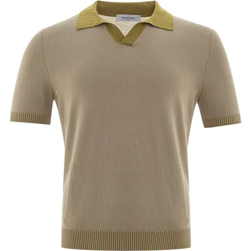 Polo Tennis Shirt , Herren, Größe: L - Gran Sasso - Modalova