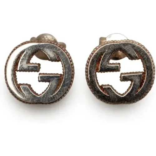 Pre-owned Metal earrings , female, Sizes: ONE SIZE - Gucci Vintage - Modalova