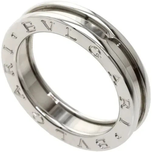 Pre-owned White Gold rings , female, Sizes: ONE SIZE - Bvlgari Vintage - Modalova