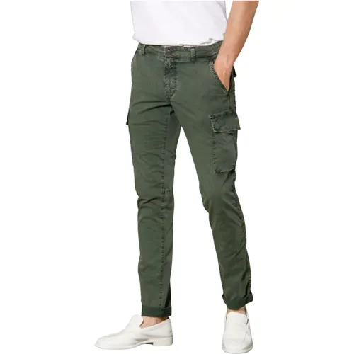 Extra Slim Cargo Hose in Stretch Twill , Herren, Größe: XS - Mason's - Modalova