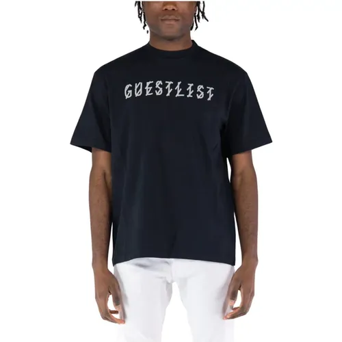 Stylish Guestlist T-Shirt , male, Sizes: L, XL, M, S - 44 Label Group - Modalova