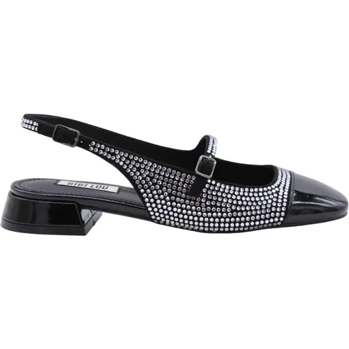 Viper Slingback Shoes , female, Sizes: 3 UK, 5 UK, 6 UK, 4 UK - Bibi Lou - Modalova