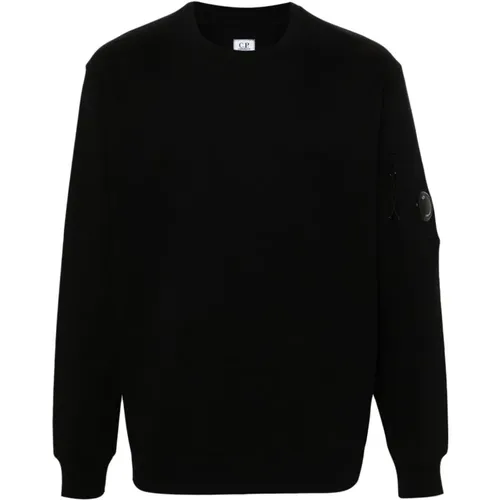 Schwarze Pullover Kollektion , Herren, Größe: S - C.P. Company - Modalova