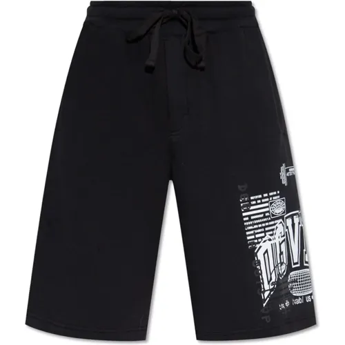 Bedruckte Shorts , Herren, Größe: L - Dolce & Gabbana - Modalova