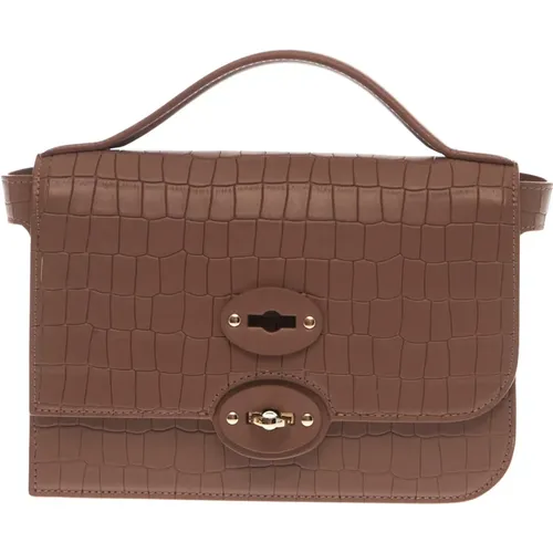 Luxurious Leather Handbag Elevate Style , female, Sizes: ONE SIZE - Zanellato - Modalova