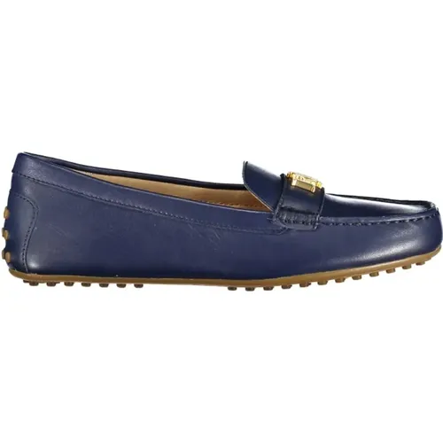 Blaue Ballerina Schuhe Klassisches Design , Damen, Größe: 37 EU - Ralph Lauren - Modalova