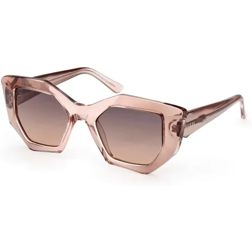 Geometric Sunglasses with UV Protection , female, Sizes: 50 MM - Guess - Modalova