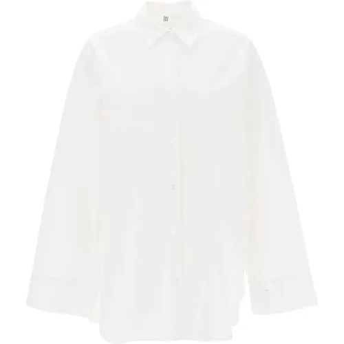 Klassische Weiße Button-Up Bluse - By Malene Birger - Modalova