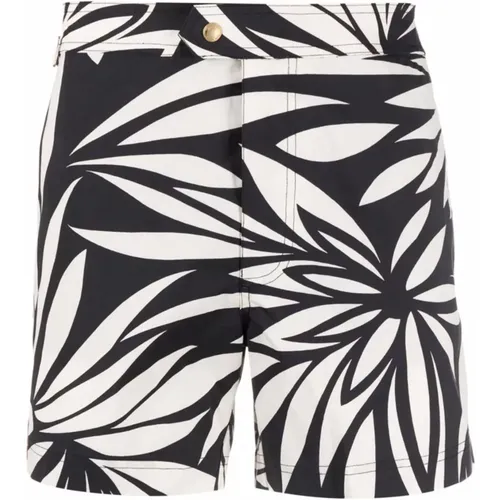 Schwarze Polyester-Shorts Ss22 - Tom Ford - Modalova