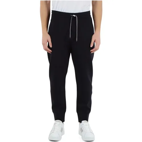Essential Double Jersey Cotton Sport Pants , male, Sizes: S, XL, L - Emporio Armani - Modalova