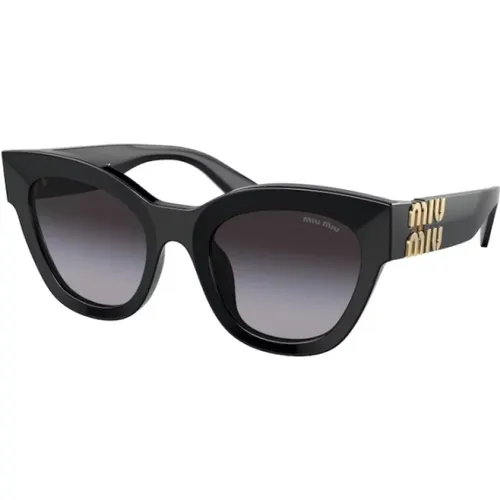 Schwarze Sonnenbrille MU 01Ys , Damen, Größe: 51 MM - Miu Miu - Modalova