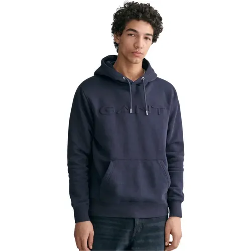 Stylischer Hoodie , Herren, Größe: M - Gant - Modalova