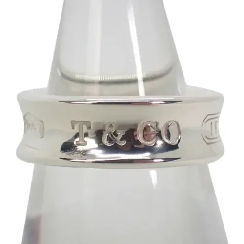 Silver Tiffany Co. 1837 Ring , female, Sizes: ONE SIZE - Tiffany & Co. Pre-owned - Modalova