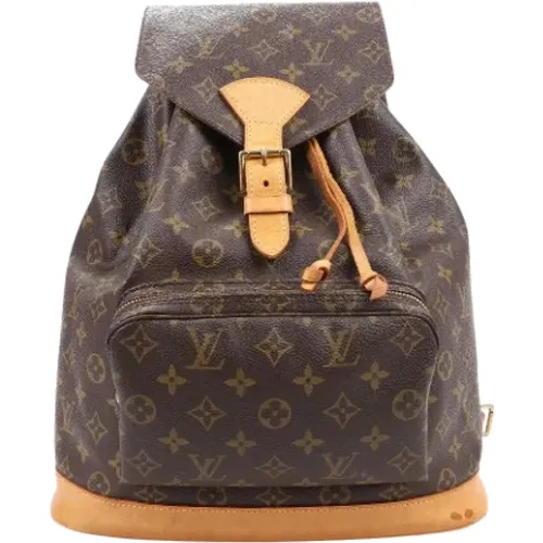 Pre-owned Leather backpacks , female, Sizes: ONE SIZE - Louis Vuitton Vintage - Modalova