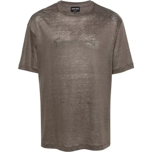 T-Shirts , Herren, Größe: XL - Giorgio Armani - Modalova