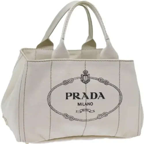 Pre-owned Canvas prada-bags , female, Sizes: ONE SIZE - Prada Vintage - Modalova