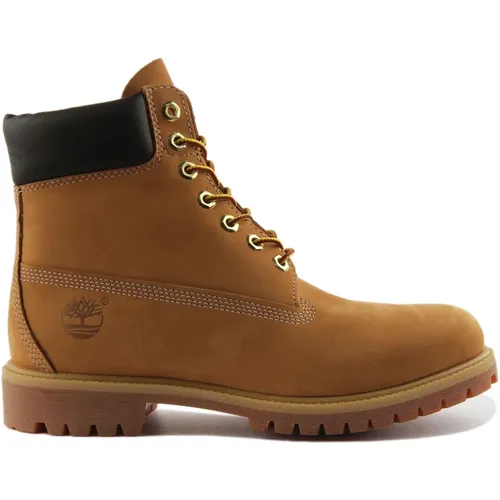 Waterproof Leather Lace-Up Boots , male, Sizes: 11 UK, 11 1/2 UK, 9 UK, 12 UK, 10 UK, 9 1/2 UK, 7 UK, 10 1/2 UK, 8 UK - Timberland - Modalova