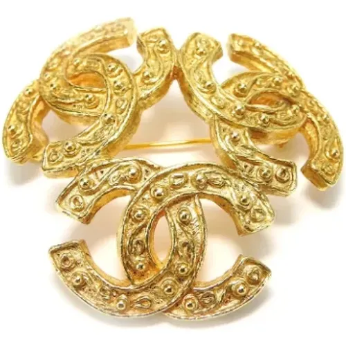 Pre-owned Metal brooches , female, Sizes: ONE SIZE - Chanel Vintage - Modalova