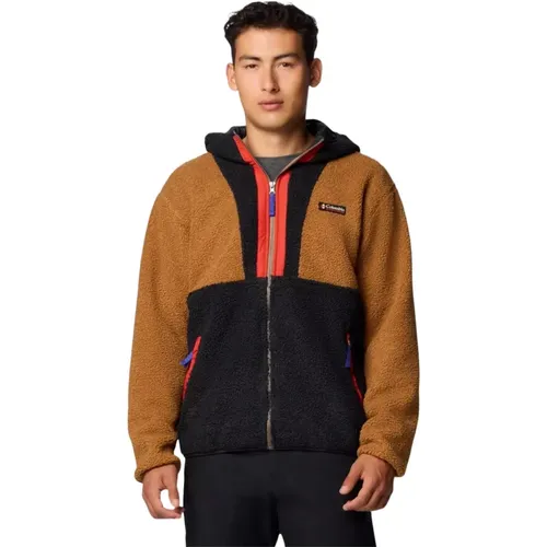 Retro Sherpa Kapuzenjacke , Herren, Größe: L - Columbia - Modalova