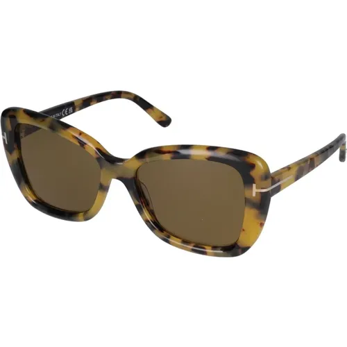 Stylische Sonnenbrille Ft1008 , unisex, Größe: 55 MM - Tom Ford - Modalova