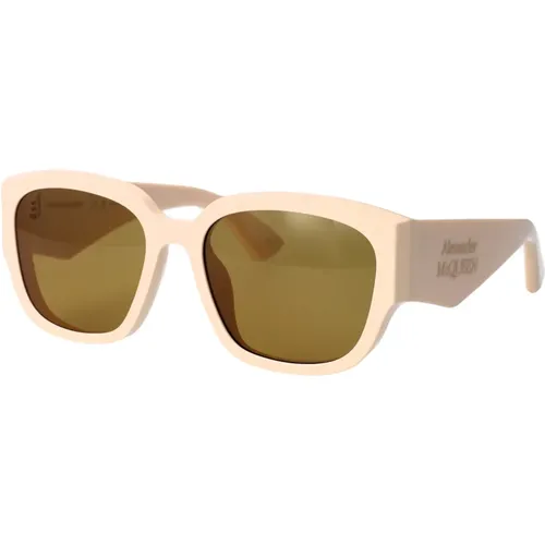 Stylish Sunglasses Am0468S , female, Sizes: 55 MM - alexander mcqueen - Modalova