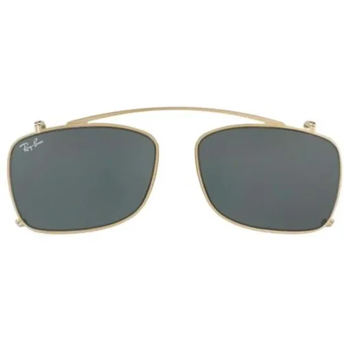 Gold and Grey Green Eyewear Frames , unisex, Größe: 55 MM - Ray-Ban - Modalova