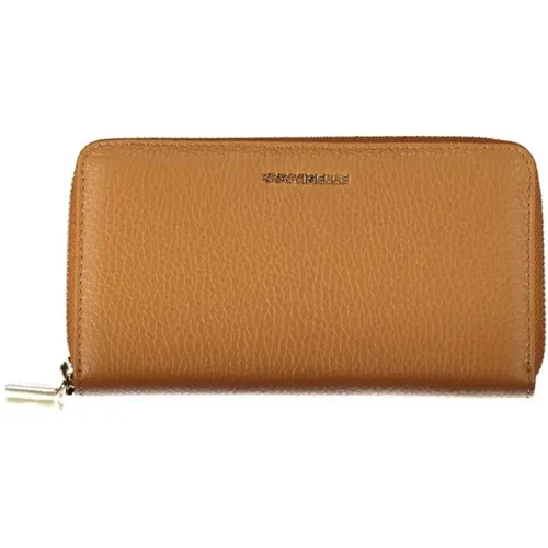 Leather Wallet with Zip Closure , female, Sizes: ONE SIZE - Coccinelle - Modalova