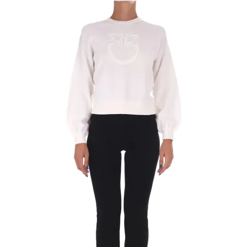 Stylish Cotton Sweatshirt for Women , female, Sizes: M, S, XS - pinko - Modalova