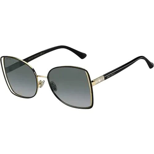 Schwarze Damen Sonnenbrille Quadratisch Verlauf - Jimmy Choo - Modalova