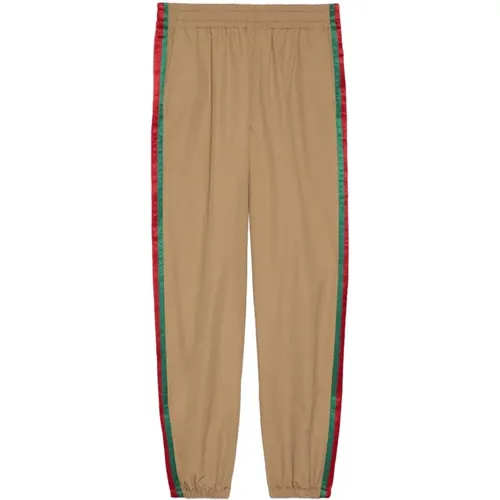 Web-Stripe Track Pants , male, Sizes: L - Gucci - Modalova