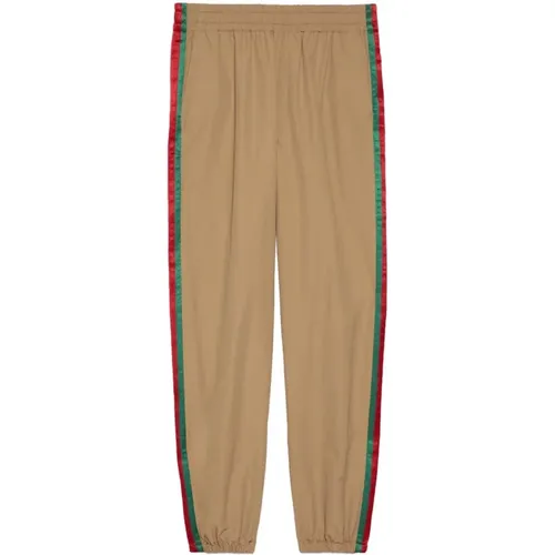 Web-Stripe Track Pants , male, Sizes: L, M - Gucci - Modalova