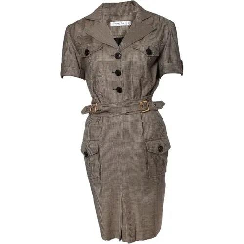 Pre-owned Wool dresses , female, Sizes: XS - Dior Vintage - Modalova