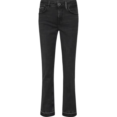 Rock'n'Roll Flare Jeans mit Bestickten Details , Damen, Größe: W26 - MOS MOSH - Modalova