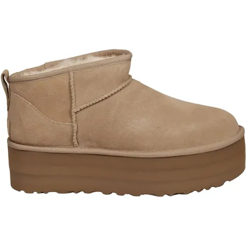 Ultra Mini Platform Wildleder Stiefel , Damen, Größe: 41 EU - Ugg - Modalova