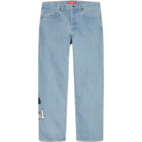 Limitierte Auflage Regular Jean Gewaschen Blau - Supreme - Modalova