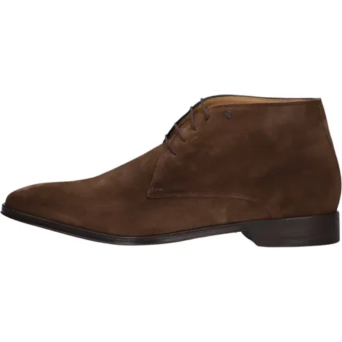 Stilvolle Cognac Boots Sbm-50029 , Herren, Größe: 42 EU - Van Bommel - Modalova