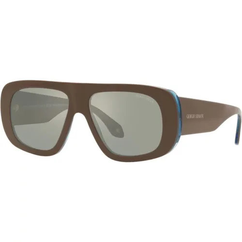 Sunglasses AR 8183 , male, Sizes: 56 MM - Giorgio Armani - Modalova