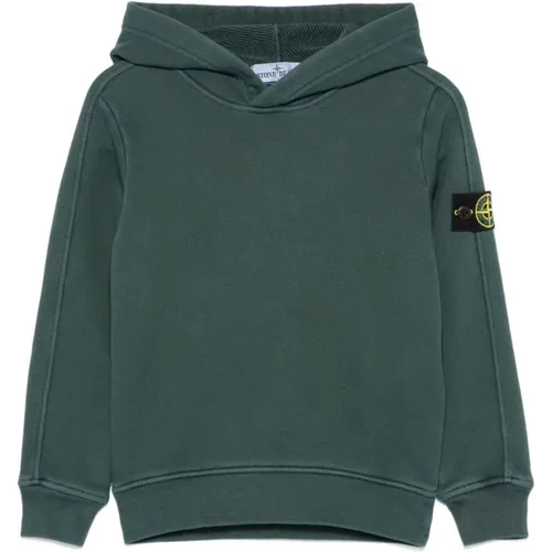 Waldgrüner Kapuzenpullover - Stone Island - Modalova